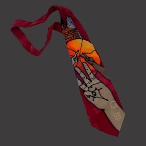 Robert Daskal Neck Tie Chicago Basketball 100% Silk Hand Made